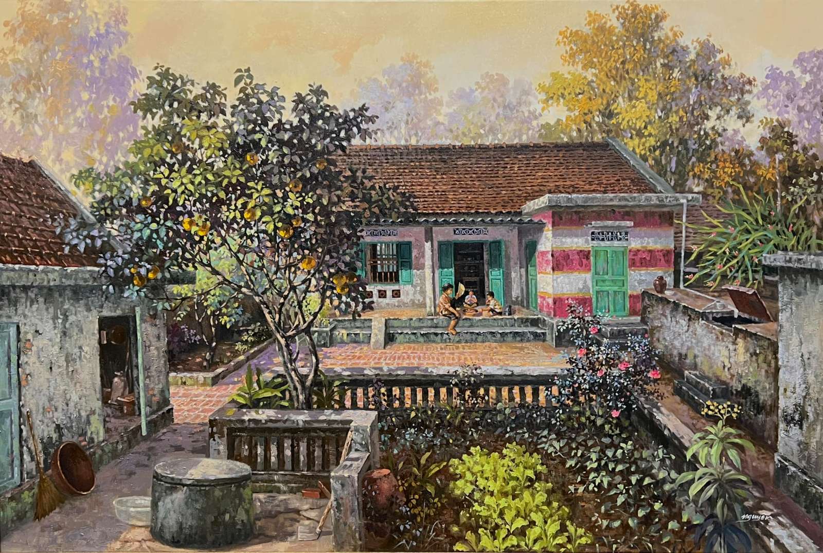 Họa sĩ Trần Nguyên, làng quê Bắc Bộ, phỏng vấn nhân vật, nhân vật truyền cảm hứng, W Coffee Talk