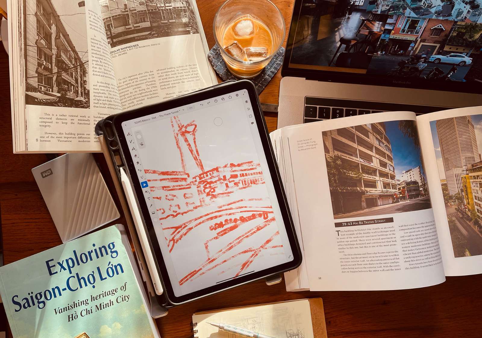 Daniel Tingcungco, "100 Views of Saigon", W Coffee Talk, Illustration
