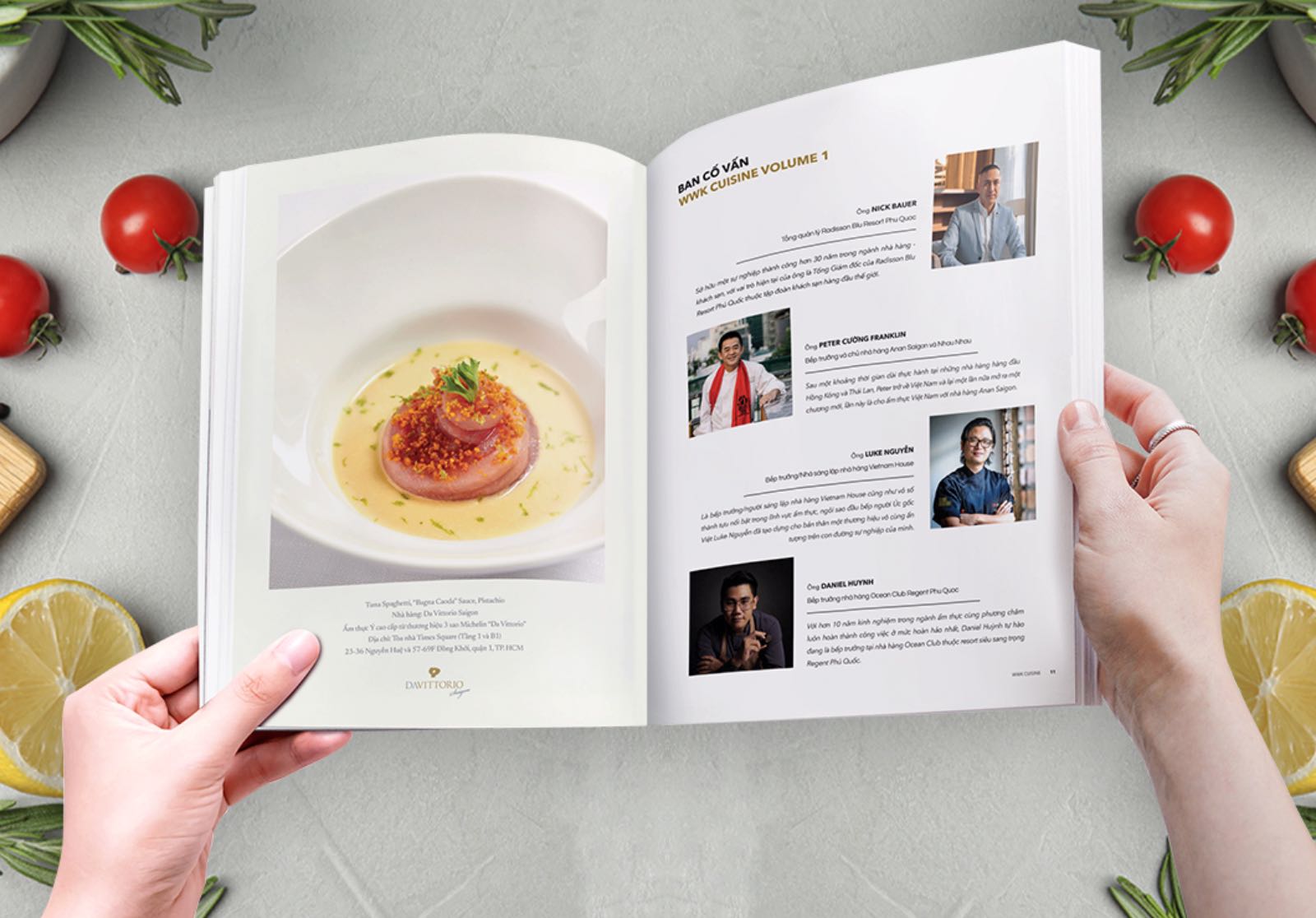 wwk cuisine, cuisine, ban cố vấn, bếp trưởng 