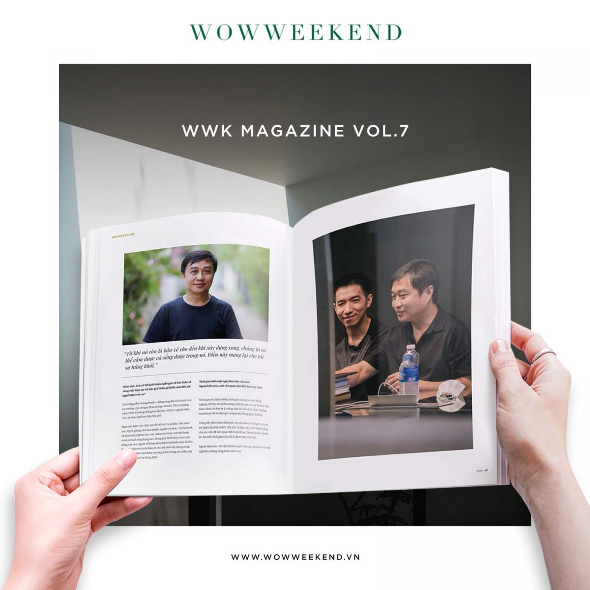 MIA Design Studio, kiến trúc xanh, thiết kế công trình, WOWWEEKEND Vol.7